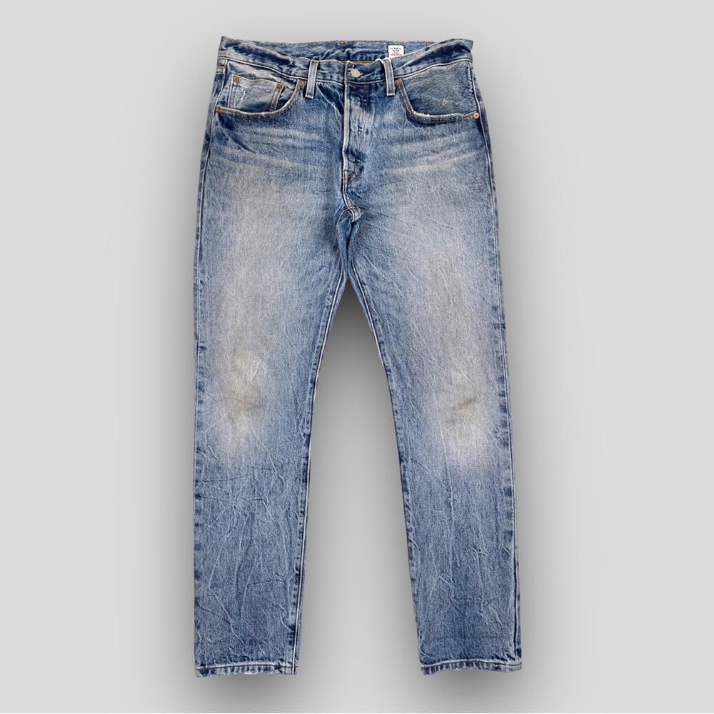 Levi's 501 Red Tab Button Fly White Oak Cone Selvedge Redline Denim Jeans
